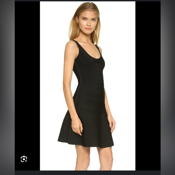 Herve Leger rare Eva anthracomb dress - Picture 2 of 16